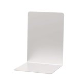 Serre-livres maul aluminium coins arrondis 16x15x21cm     coloris argent