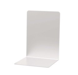 Serre-livres maul aluminium coins arrondis 16x15x21cm     coloris argent