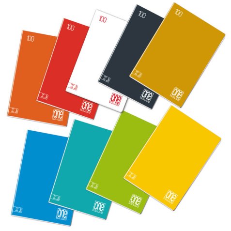 Blasetti One Color MAXI writing notebook A4 25 sheets Multicolour