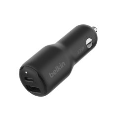 Belkin CCB005btBK Portátil, Smartphone, Tableta Negro Encendedor de cigarrillos Carga rápida Interior