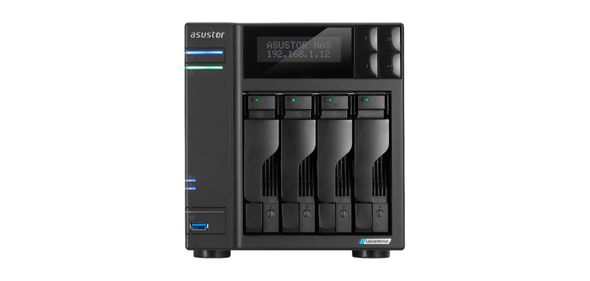 Asustor LOCKERSTOR 4 Gen2 (AS6704T) NAS Bureau Intel® Celeron® N N5105 4 Go DDR4 0 To ADM Noir