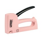 Agrafeuse murale rapid r13 ljung agrafes fil fin n13     poignee ergonomique coloris   rose bruyere