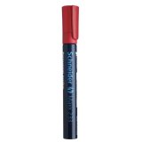 Marqueur permanent MAXX 233, corps en aluminium, pointe biseautée, encre Rouge à faible odeur