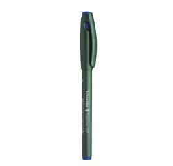 Stylo fibre schneider topwriter 157 pointe large    trait 0,8mm cap-off longue durée couleur bleue