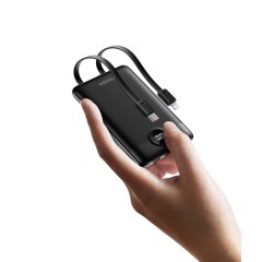 VEGER C11 VG-W1170 PowerBank 10000mAh smallest PD20W with cables bulit-in