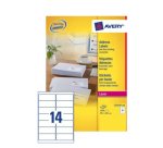 Boîte de 3500 étiquettes LaserBlanc 99,1X38,1 L7163-250