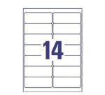 Boîte de 3500 étiquettes LaserBlanc 99,1X38,1 L7163-250