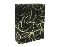 Sac cadeau "Premium Max&moi" 17 x 6 x 22 cm - Or