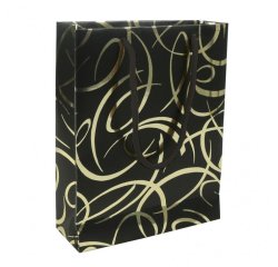 Sac cadeau "Premium Max&moi" 17 x 6 x 22 cm - Or