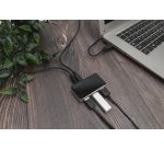 Digitus Concentrador USB 2.0 de 4 puertos