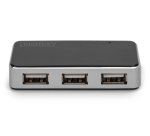 Digitus Concentrador USB 2.0 de 4 puertos