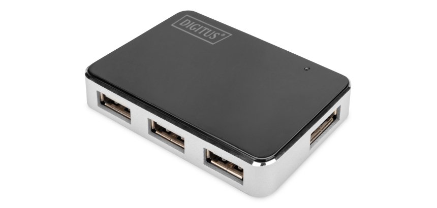 Digitus Concentrador USB 2.0 de 4 puertos