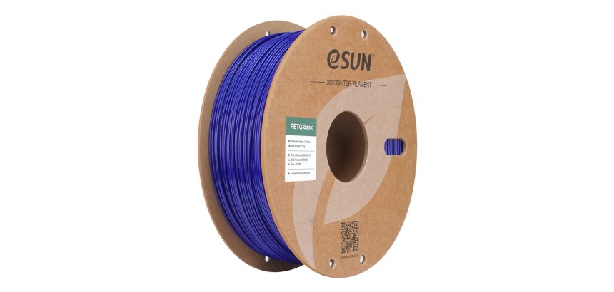 eSUN PETG Basic PETg (polyethylene terephthalate glycol-modified) Blue 1 kg