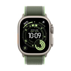 Apple MG9N4ZM/A accessoire intelligent à porter sur soi Bande Vert Titane, Polyester, Spandex, Nylon