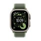 Apple MG9N4ZM/A accessoire intelligent à porter sur soi Bande Vert Titane, Polyester, Spandex, Nylon