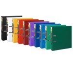Classeur levier exacompta prem'touch polypropylène a4+ dos  80 mm couleurs assortis office