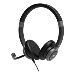 Port Designs 912001 casque Avec fil Arceau Bureau/Centre d'appels USB Type-C / USB Type-A Noir