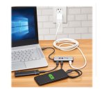 Eaton U460-004-4C-G2C station d'accueil Avec fil USB 3.2 Gen 2 (3.1 Gen 2) Type-C Noir, Gris