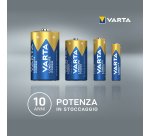 Varta Longlife Power, Batteria Alcalina, 9V, E-Block, 6LP3146