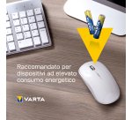 Varta Longlife Power, Batteria Alcalina, AAA, Micro, LR03, 1.5V, Blister da 4, Made in Germany