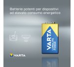 Varta Longlife Power, Batteria Alcalina, 9V, E-Block, 6LP3146