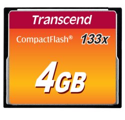 Transcend TS4GCF133 memoria flash 4 GB CompactFlash MLC
