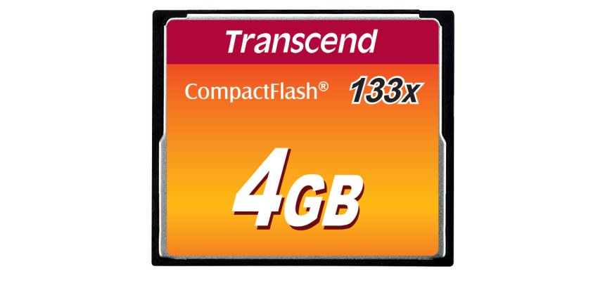 Transcend TS4GCF133 memoria flash 4 GB CompactFlash MLC