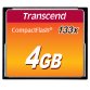 Transcend TS4GCF133 mémoire flash 4 Go CompactFlash MLC