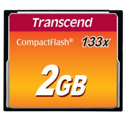 Transcend TS2GCF133 mémoire flash 2 Go CompactFlash MLC