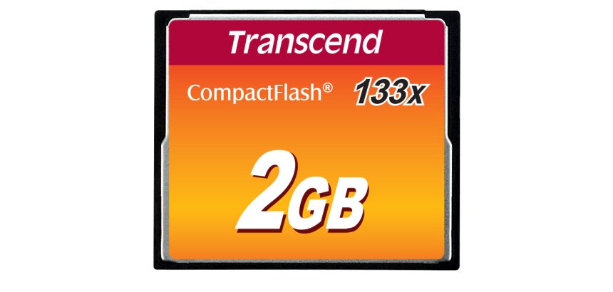 Transcend TS2GCF133 mémoire flash 2 Go CompactFlash MLC