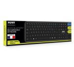 Port Designs 900903-R-UK clavier Maison Bluetooth QWERTY Anglais britannique Noir