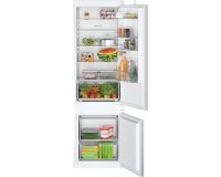 BOSCH Réfrigérateur congélateur encastrable KIV87NSE0, Série 2, 270 litres, Low Frost