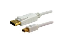 MCL Câble Mini DisplayPort mâle / DisplayPort mâle 4K2K - 2m Blanc