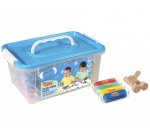 Pate a modeler jovi plastilina baby coffret       coloris assortis 20 pains 38g + 9 tampons bois pour pate a