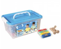 Pate a modeler jovi plastilina baby coffret       coloris assortis 20 pains 38g + 9 tampons bois pour pate a