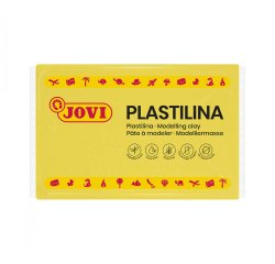 Pâte à modeler jovi plastilina végétale coloris jaune 350g
