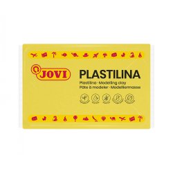 Pâte à modeler jovi plastilina végétale coloris jaune 350g