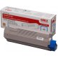Toner oki c650 couleur cyan 2000 pag