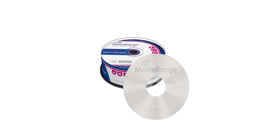 MediaRange MR201 CD-R 700 MB 52x 25 stuk(s)