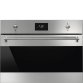 SMEG Four combiné micro-ondes SO4301M1X, 40 litres, combiné compact, Niche 45 cm