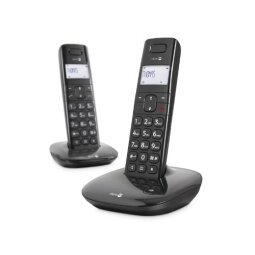 Doro Comfort 1010 duo Téléphone DECT Identification de l'appelant Noir