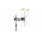 Langlebiger 509523 Flachbildschirmhalterung für Schreibtisch 68,6 cm (27") Wand Silber