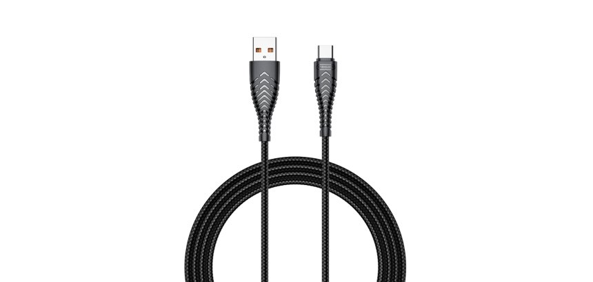 VEGER VG-V104 cable USB USB 2.0 1,2 m USB C Negro