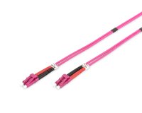 Digitus Cable de conexión multimode de fibra óptica, OM4, LC/LC