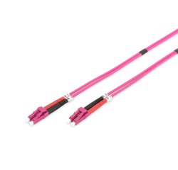 Digitus Cable de conexión multimode de fibra óptica, OM4, LC/LC