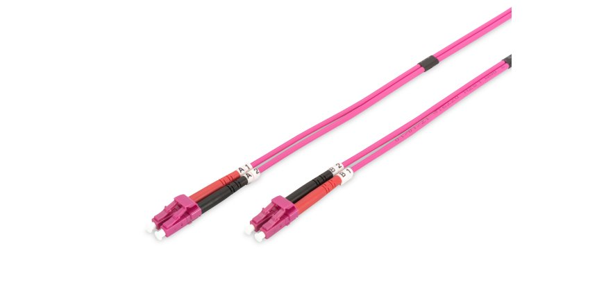 Digitus Cable de conexión multimode de fibra óptica, OM4, LC/LC