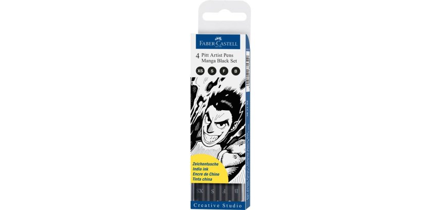 Faber-Castell 167132 fineliner Black 4 pc(s)