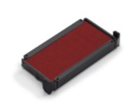 Cassette encrage trodat 6/4924c pour tampon encreur printy 4724/4740//4924/4940 taille empreinte 40x40mm coloris rouge