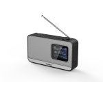 Panasonic RF-D15 Portátil Digital Negro, Plata