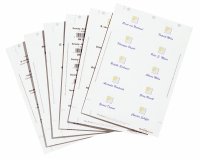 Insert blanc Durable Badgemaker pour badges 60 x 90 mm - Boîte 200